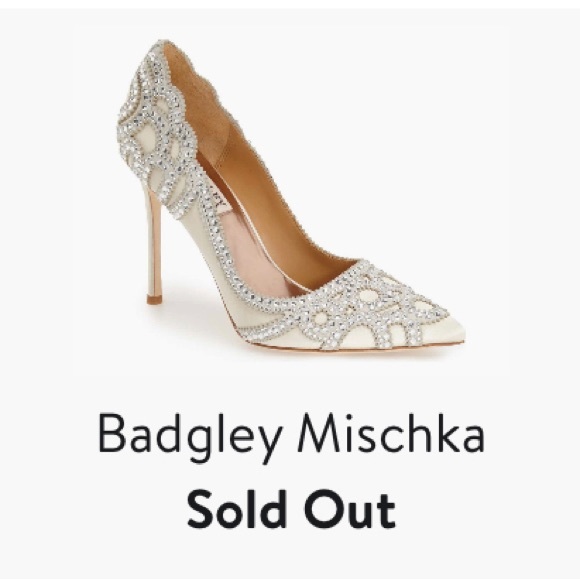 Badgley Mischka Shoes - Badgley Mishka Bridal Shoes- Never Worn